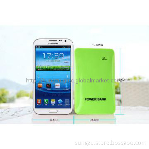 Cellphone power bank with dual usb for mobile phone for samsung galaxy